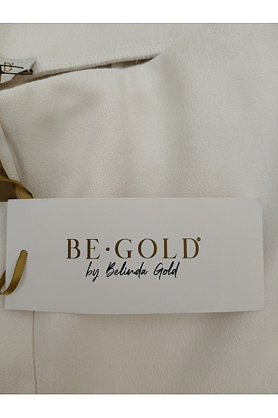 Belinda Gold Bílé dámské úzké kalhoty s dírami na kolenou Velikost DE 42 | Belinda Gold | obrázek 8
