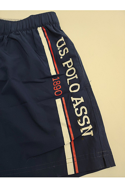 U.S.POLO ASSN. Modré koupací kraťasy s potiskem Vel. US M | U.S.POLO ASSN. | obrázek 3