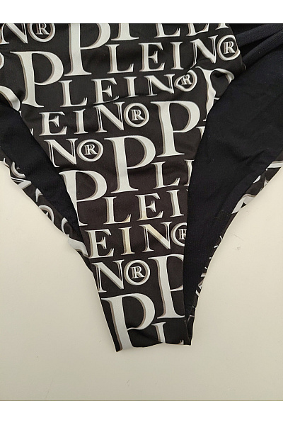 Philipp Plein Černobílé bikiny spodní díl na zavazování Velikost S | Philipp Plein | obrázek 4