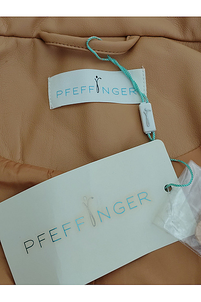 PFEFFINGER Dámský hnědý křivák se zipem jarní podzimní Velikost DE 38 | PFEFFINGER | obrázek 6