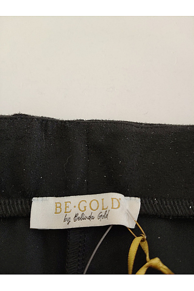 Belinda Gold Černé elegantní rovné kalhoty Vel. DE 46 | Belinda Gold | obrázek 5