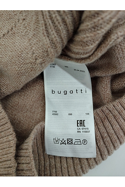 Bugatti Béžový vlněný rolák s copánkovým vzorem Velikost L | bugatti | obrázek 6