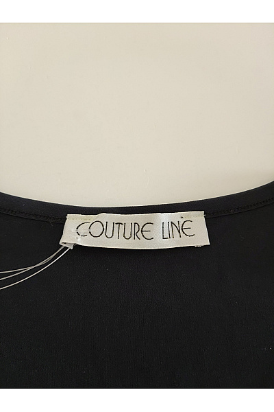 COUTURE LINE Černá dámská halenka s výstřihem do V a 3/4 rukávem Vel. DE 44 | COUTURE LINE | obrázek 6