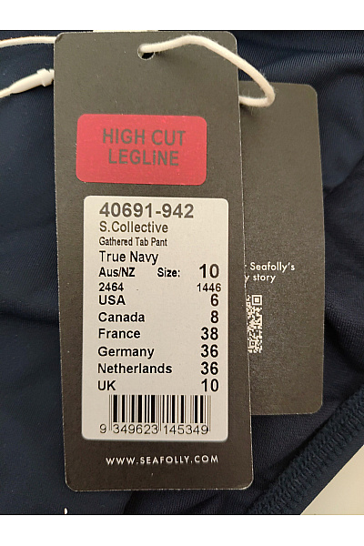 Seafolly Modré brazilské spodní díl plavek Vel. FR 38 | Seafolly | obrázek 4