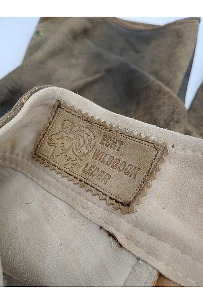 Trachten Deiser Pánské kožené kraťasy vintage retro hnědé Vel. DE 50 | Trachten Deiser | obrázek 7