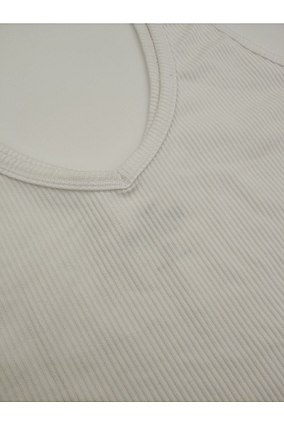 Hollister Bílé žebrované tílko crop top basic Velikost M | Hollister | obrázek 4