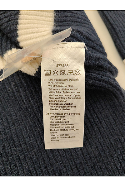 Judith Williams Dámský pruhovaný pletený pulovr oversized Velikost DE 52 | Judith Williams | obrázek 5