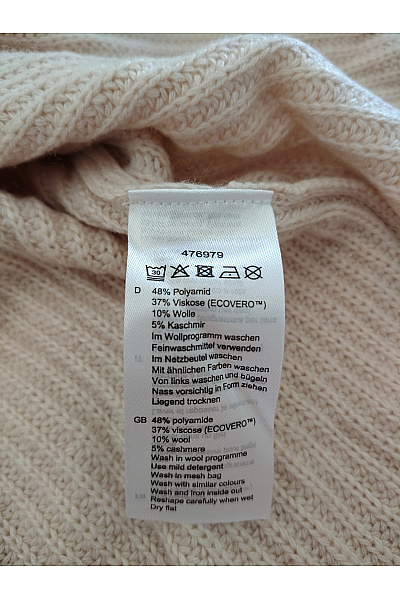 C'est tout Béžový pletený kardigan se spadlými rameny Vel. DE 48 | C'est tout | obrázek 8
