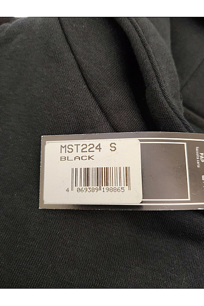 miss tee Dámská černá bavlněná mikina s kapucí na zip a výšivkou Vel. S | miss tee | obrázek 5