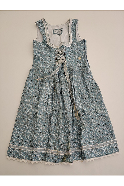 MARJO Bavlněné Dirndl šaty Květované Midi Velikost DE 36