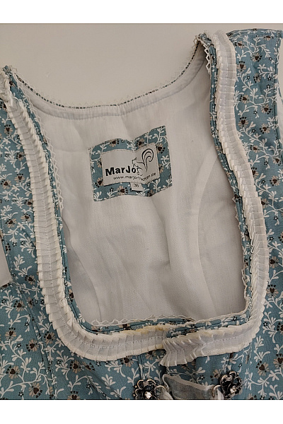 MARJO Bavlněné dirndl šaty květované midi Velikost DE 36 | MARJO | obrázek 6