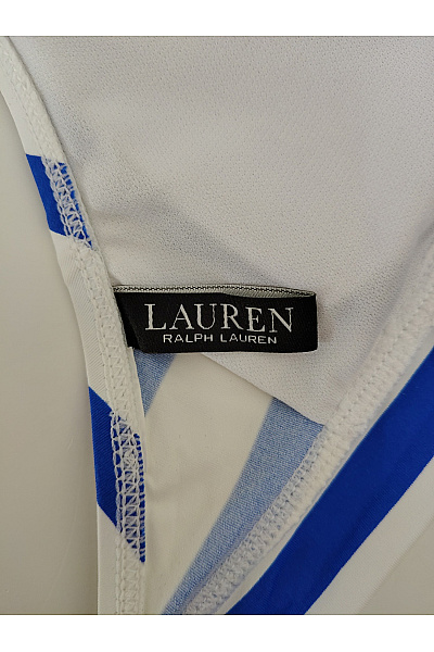 Ralph Lauren Dámský pruhovaný vrchní díl plavek na zavazování | Ralph Lauren | obrázek 7