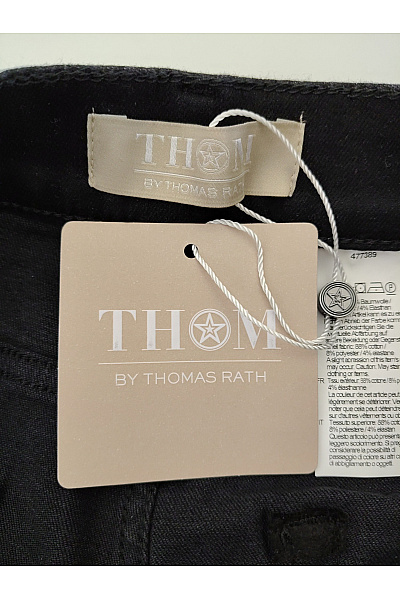 THOM By Thomas Rath Dámské černé džíny s vysokým pasem a širokými nohavicemi Vel. DE 42 | THOM By Thomas Rath | obrázek 7