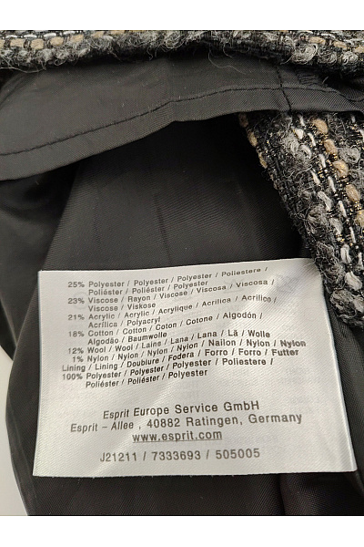Esprit Dámská vlněná mini sukně se zipem Velikost 36 | Esprit | obrázek 7