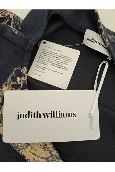 Judith Williams Dámské modré tričko s tříčtvrtečním rukávem a květinovým vzorem Vel. DE 42 | Judith Williams | obrázek 5