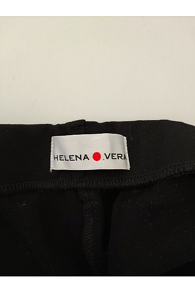 HELENA VERA Dámské černé elegantní společenské kalhoty rovné Vel. IT 46 | HELENA VERA | obrázek 5