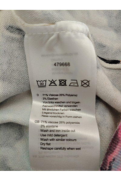 OVANTI Dámská halenka s dlouhým rukávem vzorovaná jarní Velikost DE 44 | OVANTI | obrázek 6