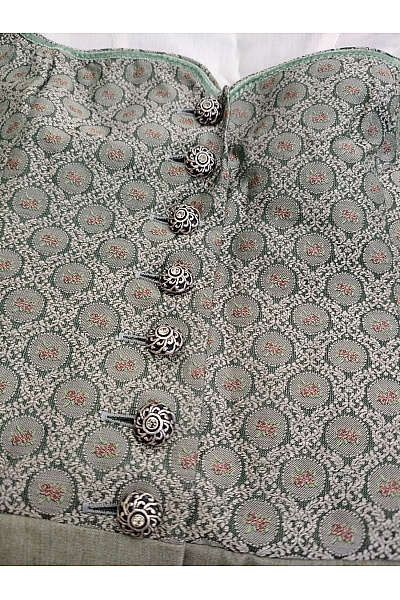 Trachten Deiser Khaki dirndl šaty midi propínací elegantní Vel. DE 36 | Trachten Deiser | obrázek 4