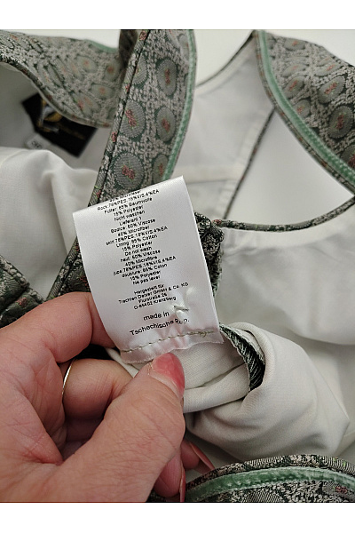 Trachten Deiser Khaki dirndl šaty midi propínací elegantní Vel. DE 36 | Trachten Deiser | obrázek 7