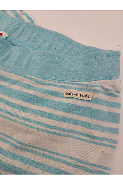s.OLIVER Dámské bavlněné pruhované pyžamové kalhoty široké Vel. 42 | s.OLIVER | obrázek 4