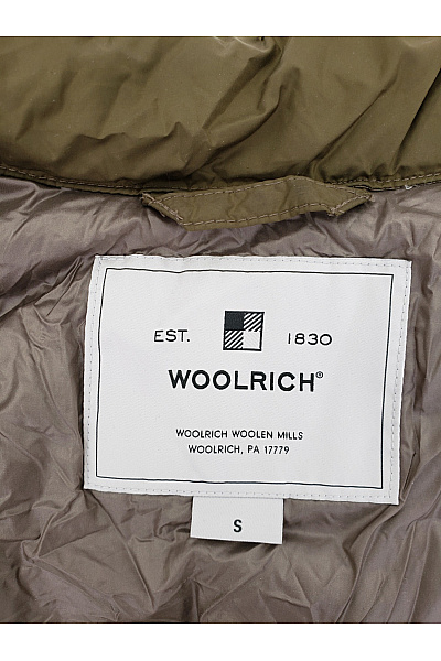 Woolrich Dámská khaki prošívaná přechodná bunda se zipem Vel. S | Woolrich | obrázek 6