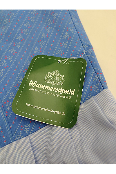 Hammerschmid Modré bavlněné midi šaty dirndl Vel. DE 36 | Hammerschmid | obrázek 5