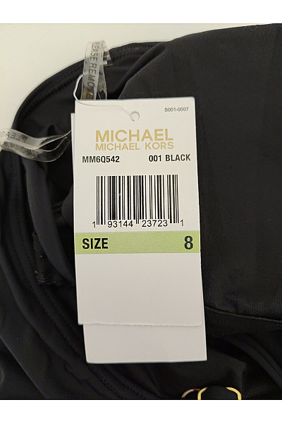 MICHAEL KORS Černé jednodílné asymetrické plavky s páskem Vel. US 8 | MICHAEL KORS | obrázek 7