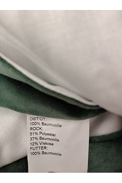 Wenger Zelené bavlněné dirndl šaty midi Velikost EU 36 | Wenger | obrázek 10
