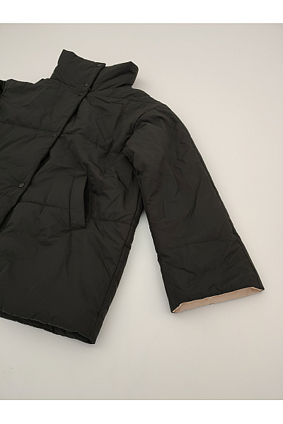 C'est tout Černá prošívaná puffer bunda oversize Velikost DE 42 | C'est tout | obrázek 3