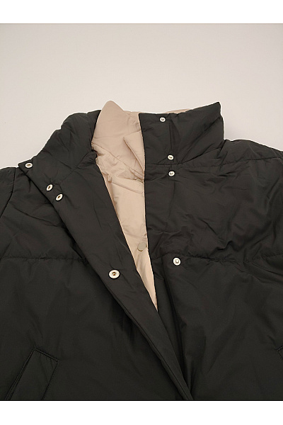 C'est tout Černá prošívaná puffer bunda oversize Velikost DE 42 | C'est tout | obrázek 4