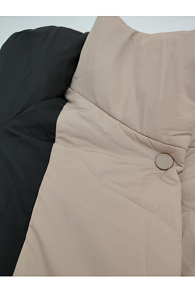 C'est tout Černá prošívaná puffer bunda oversize Velikost DE 42 | C'est tout | obrázek 6