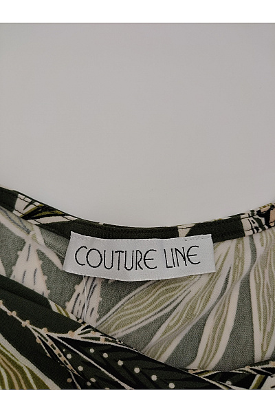 COUTURE LINE Dámská khaki halenka s potiskem a 3/4 rukávem Velikost IT 42 | COUTURE LINE | obrázek 4