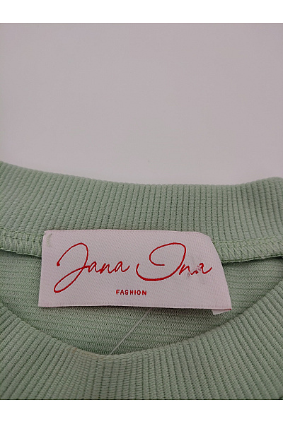 Jana Ina Dámská khaki mikina oversized crewneck bez potisku Velikost EU 44 | Jana Ina | obrázek 5