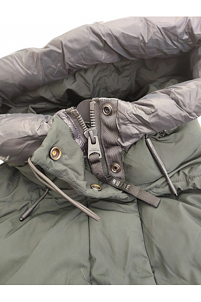Khujo Dámská dlouhá prošívaná zimní bunda s kapucí khaki Velikost XL | Khujo | obrázek 7