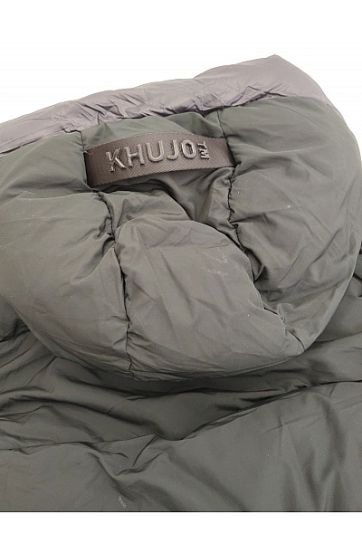 Khujo Dámská dlouhá prošívaná zimní bunda s kapucí khaki Velikost XL | Khujo | obrázek 9