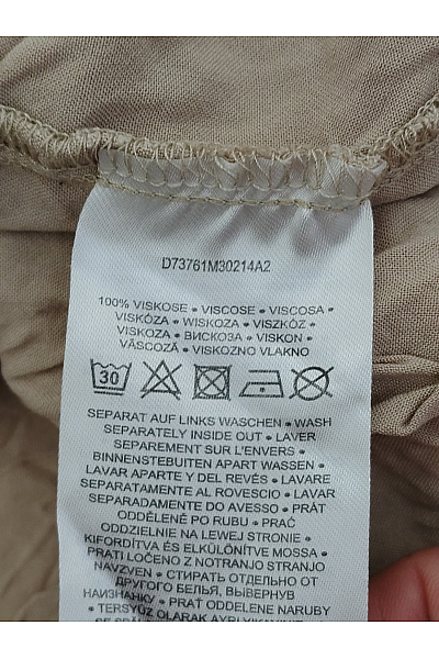 Sublevel Béžové volné midi šaty s rukávem boho Velikost M | Sublevel | obrázek 8