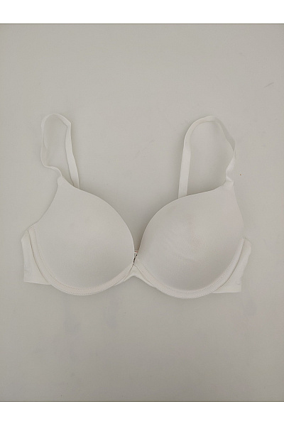 Hunkemoller Bílá Hladká Push Up Podprsenka S Kosticemi Velikost UK 36B