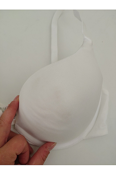 Hunkemoller Bílá hladká push up podprsenka s kosticemi Velikost UK 36B | Hunkemoller | obrázek 2