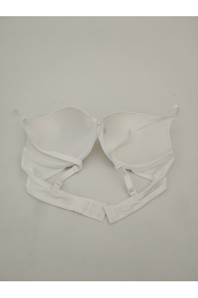 Hunkemoller Bílá hladká push up podprsenka s kosticemi Velikost UK 36B | Hunkemoller | obrázek 3
