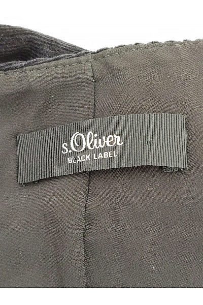 s.OLIVER Černá bavlněná mini pouzdrová sukně s kapsami Velikost DE 32 | s.OLIVER | obrázek 6