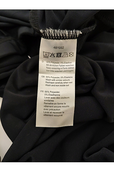 COUTURE LINE Černé elegantní kalhoty s vysokým pasem a páskem Velikost DE 19 | COUTURE LINE | obrázek 5
