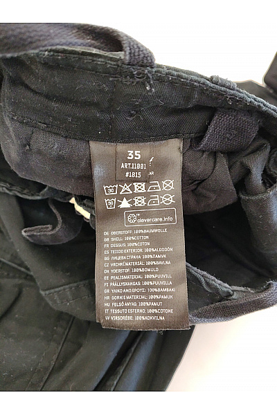 Brandit Černé bavlněné cargo kalhoty s kapsami Vel. 35 | Brandit | obrázek 8
