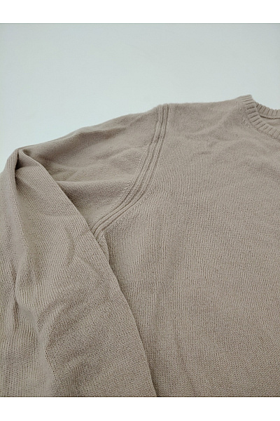 LAWRENCE GREY Béžový kašmírový pulovr basic Velikost 3XL | LAWRENCE GREY | obrázek 4
