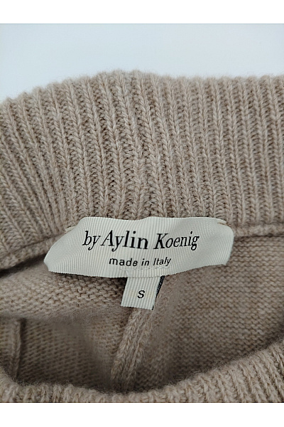 By aylin koenig Hnědé pletené úpletové tepláky s kapsami Velikost S | by aylin koenig | obrázek 6