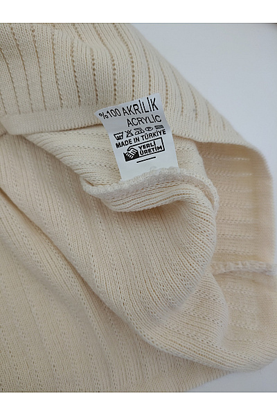 Béžový žebrovaný kardigan s límečkem na knoflíky Vel. XL | Unimoda | obrázek 4