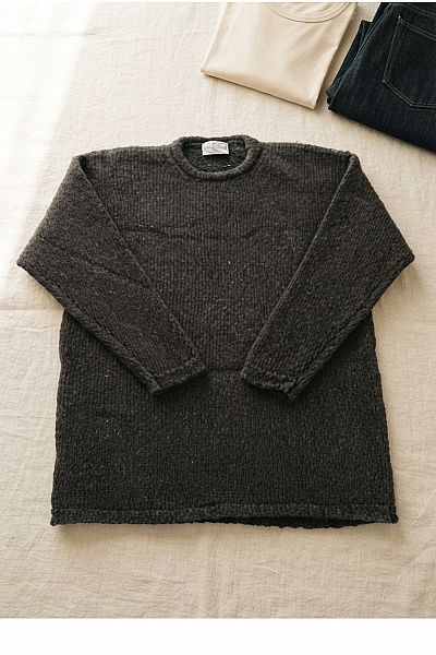 Naturaline Hnědý Kašmírový Pulovr Pletený Oversized Velikost IT 44