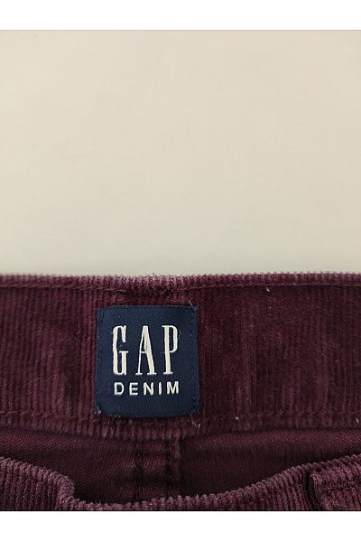 Gap Fialové manšestrové skinny kalhoty s vysokým pasem Velikost US 8/29R | Gap | obrázek 6