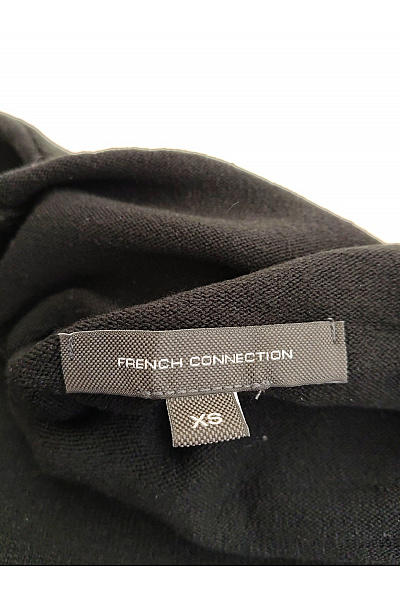 French Connection Černé úpletové rolákové šaty s dlouhým rukávem Velikost XS | French Connection | obrázek 3