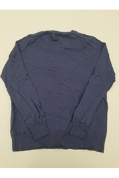 LAWRENCE GREY Dámský modrý vlněný pulovr merino basic Velikost IT 44 | LAWRENCE GREY | obrázek 4