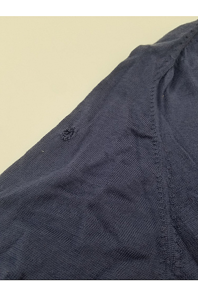LAWRENCE GREY Dámský modrý vlněný pulovr merino basic Velikost IT 44 | LAWRENCE GREY | obrázek 5